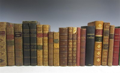 Lot 79 - Leather bindings, 71 volumes, including Thackeray, W.M.
