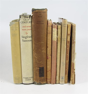 Lot 82 - War poetry and writing, a collection comprising Gurney, Ivor