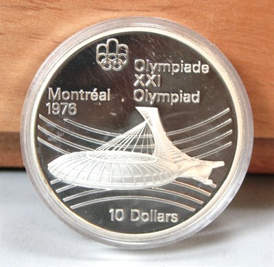 Lot 167 - A 1976 Montreal Olympics silver proof set