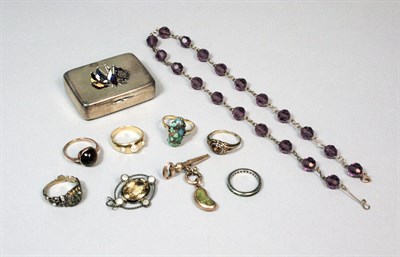 Lot 143 - A collection of gem set jewellery