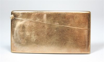 Lot 98 - A 9ct gold card case