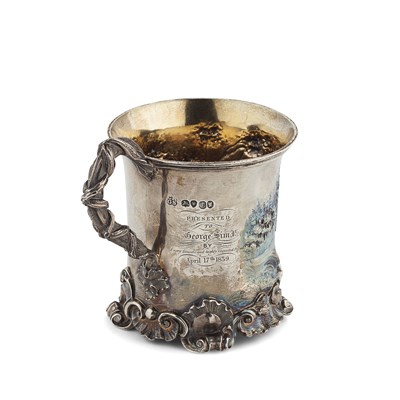Lot 307 - An early Victorian mug
