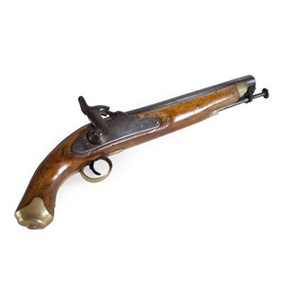 Lot 131 - A PERCUSSION TOWER SERVICE PISTOL