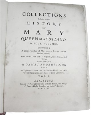 Lot 129 - Mary Queen of Scots and the Stuarts - Anderson, James