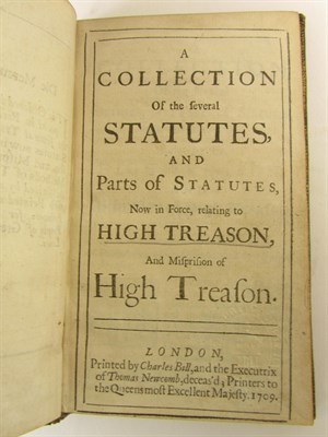 Lot 143 - Statutes relating to high treason