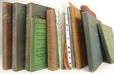 Lot 14 - Cast iron pattern books, a collection of 12 volumes, including Carron Company