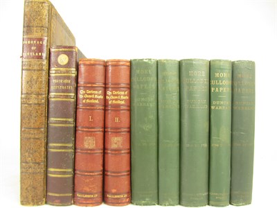 Lot 139 - Scottish history, a collection of 9 volumes including Douglas, Sir Robert