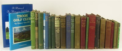 Lot 355 - Golf, a collection of 24 books, including