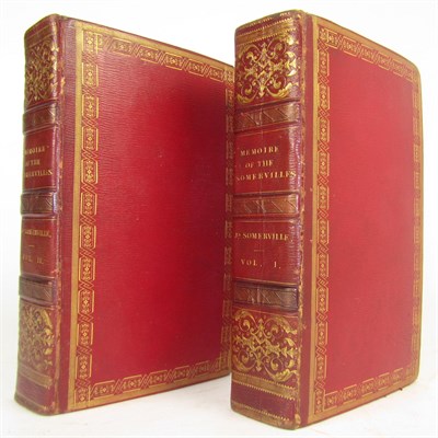 Lot 142 - Somerville, James, Eleventh Lord - Red morocco binding