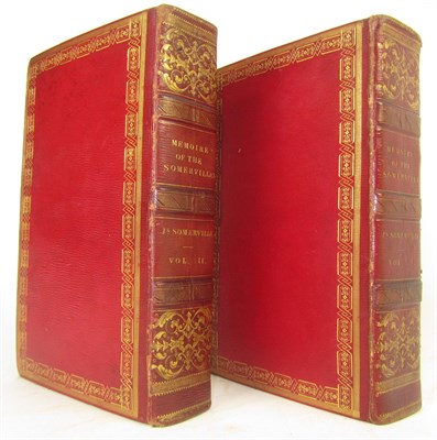 Lot 142 - Somerville, James, Eleventh Lord - Red morocco binding