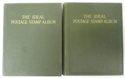 Lot 364 - Two Ideal Stamp albums and an All World collection