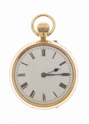 Lot 88 - An 18ct gold cased pocket watch