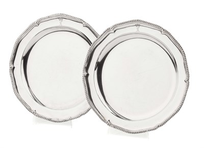 Lot 121 - PAIR OF GEORGE III SILVER MEAT DISHES THOMAS...