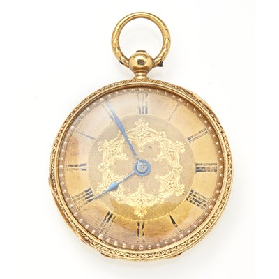 Lot 139 - An 18ct gold cased pocket watch