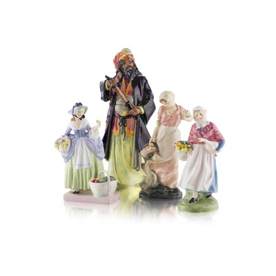 Lot 85 - A GROUP OF FOUR ROYAL DOULTON FIGURES