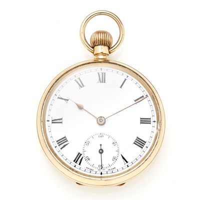 Lot 146 - A gentleman's 9ct gold cased open faced pocket watch