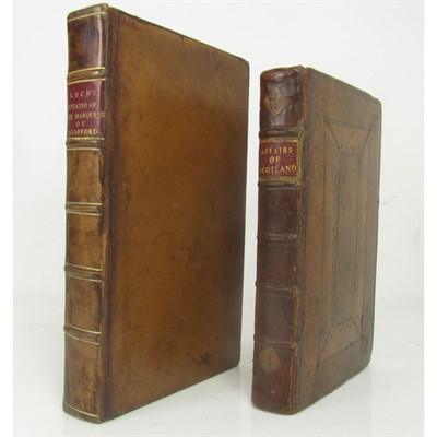 Lot 114 - Scotland, 2 volumes, comprising Loch, James SALEROOM NOTICE: The first item is dated 1820