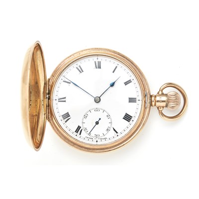 Lot 143 - A gentleman's 9ct gold cased pocket watch