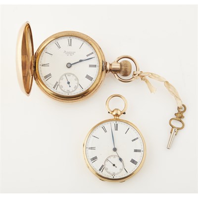 Lot 140 - An 18ct gold cased pocket watch