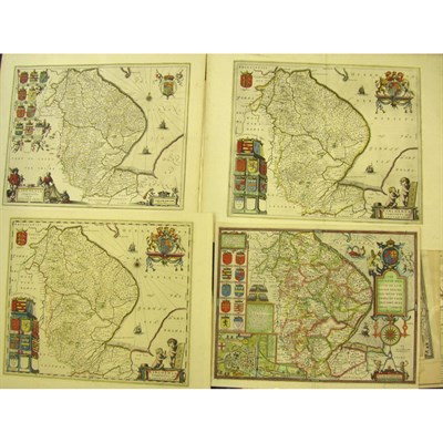 Lot 28 - Lincolnshire Maps - A Large Collection including Speed, John