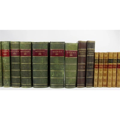 Lot 147 - Leather Bindings, a large quantity
