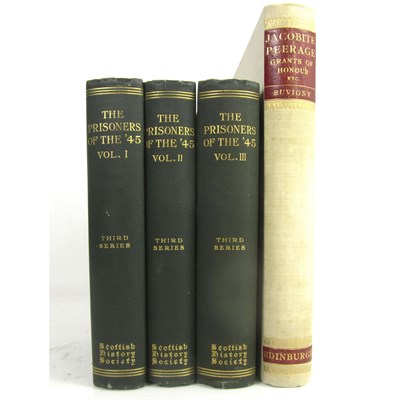 Lot 60 - Jacobite History, 4 volumes, including Ruvigny and Raineval, Marquis of