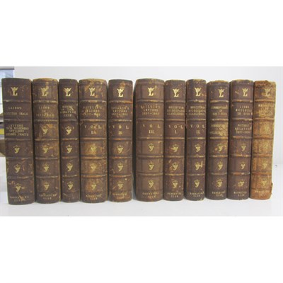 Lot 107 - Bannatyne Club Publications, 17 volumes, in brown half morocco gilt, including