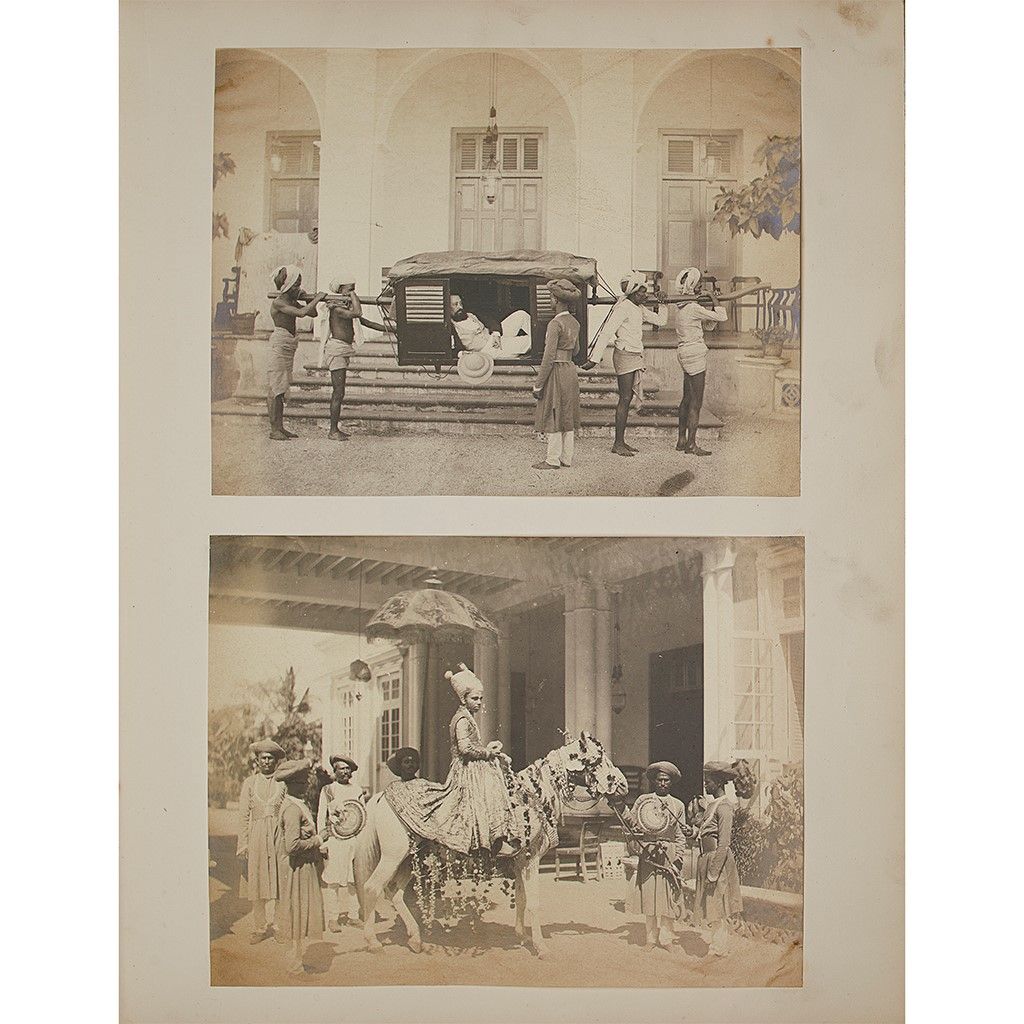 Lot 437 - India - Mumbai - Johnson, William,  William Henderson, A.A. Jacob, and other photographers - Early Photography of India