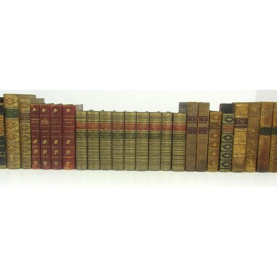 Lot 194 - Leather Bindings, c. 88 volumes including