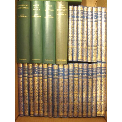Lot 160 - Sets of English authors in cloth bindings, including Wilde, Oscar