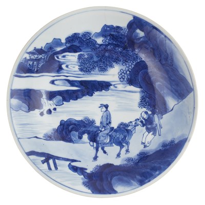 Lot 146 - BLUE AND WHITE DISH