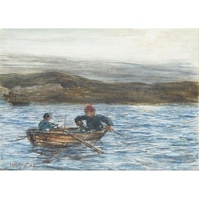 Lot 42 - WILLIAM MCTAGGART R.S.A., R.S.W. (SCOTTISH 1835-1910)