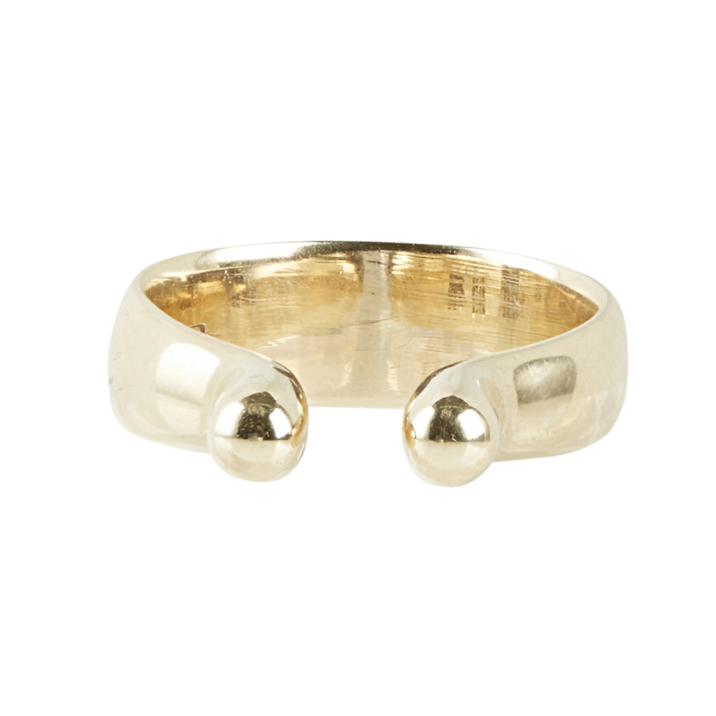 Lot 5 - A contemporary 14k gold ring, Hans Hansen