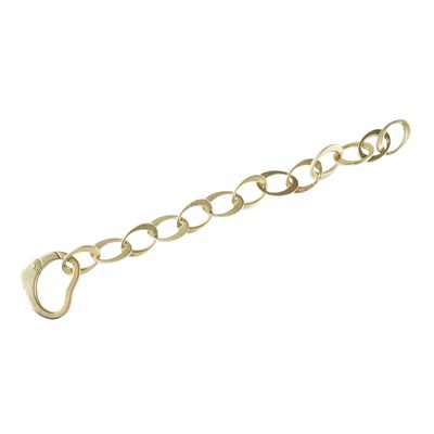 Lot 106 - A modern link bracelet