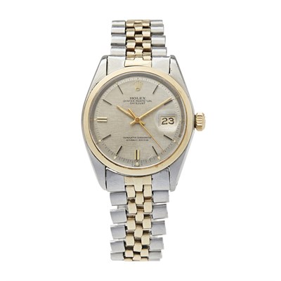 Lot 276A - A gentleman's gold and stainless steel wrist watch, Rolex