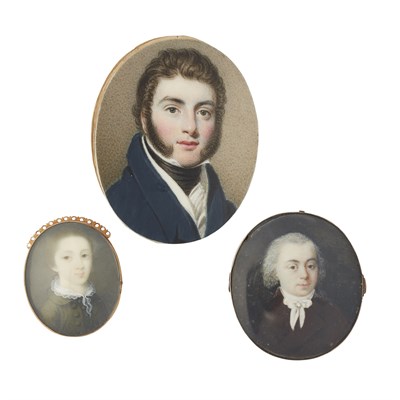 Lot 171 - A group of three miniatures