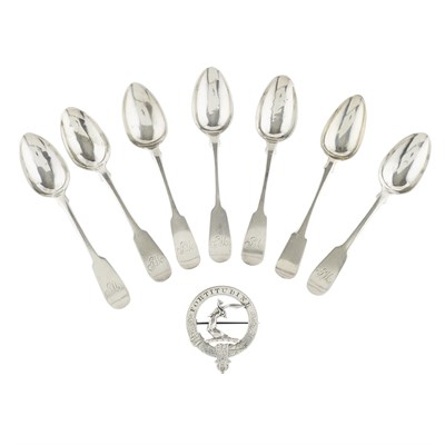 Lot 263 - ELGIN - A COLLECTION OF SCOTTISH PROVINCIAL FLATWARE