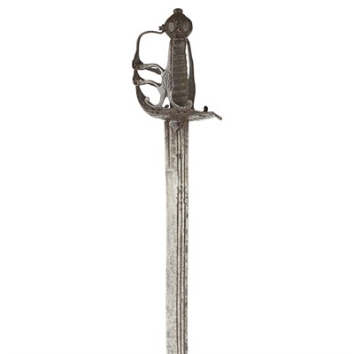 Lot 538 - AN ENGLISH MORTUARY HILTED SWORD
