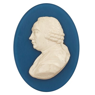 Lot 11 - A PORTRAIT MEDALLION OF DAVID HUME, BY JAMES TASSIE