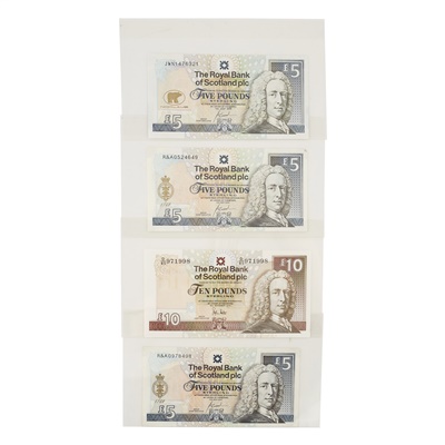 Lot 390 - G.B - Royal Bank of Scotland - A collection of banknotes