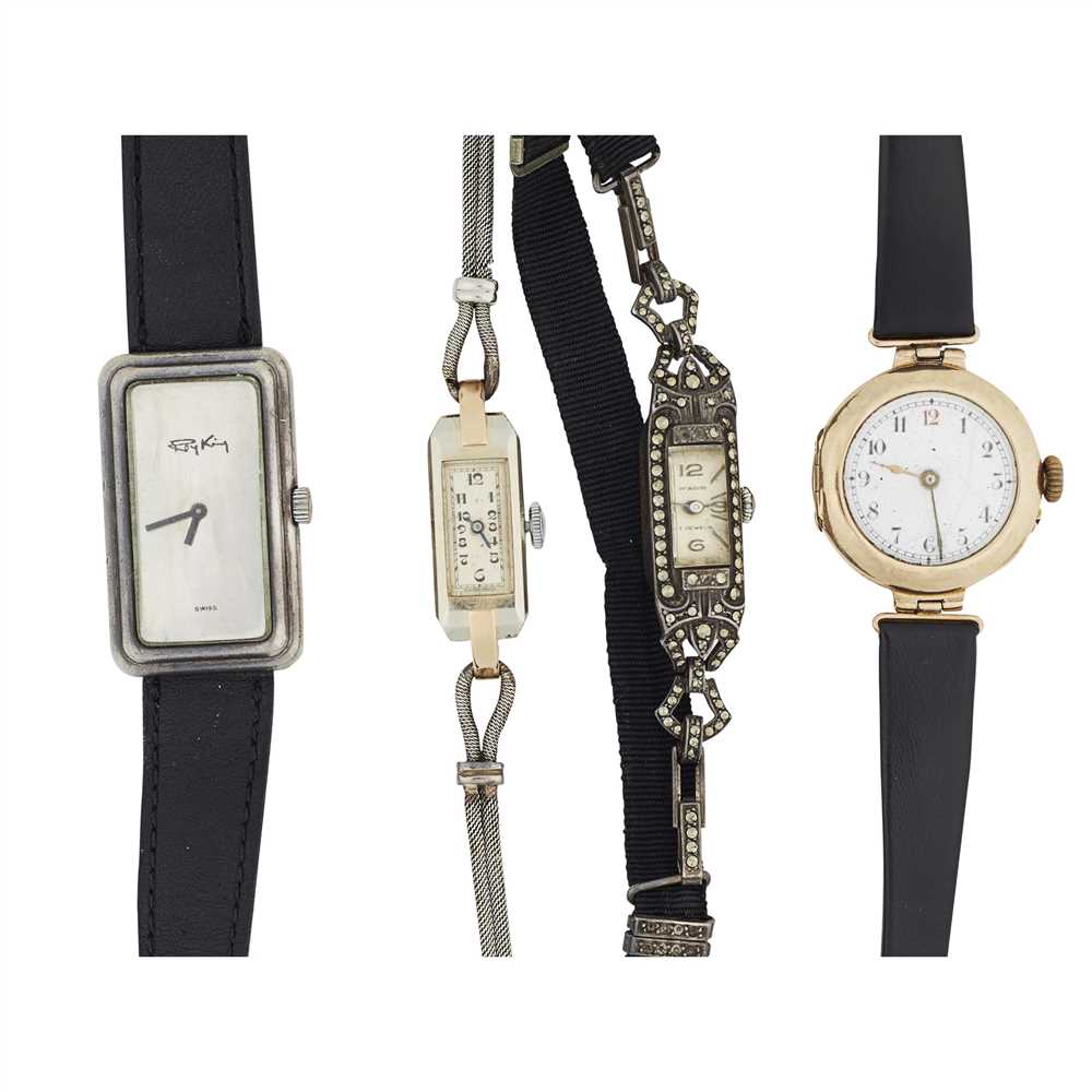 Lot 310 - A collection of four wrist watches