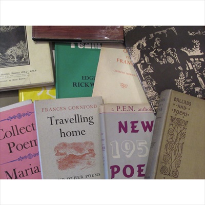 Lot 181 - Poetry, a large collection, including