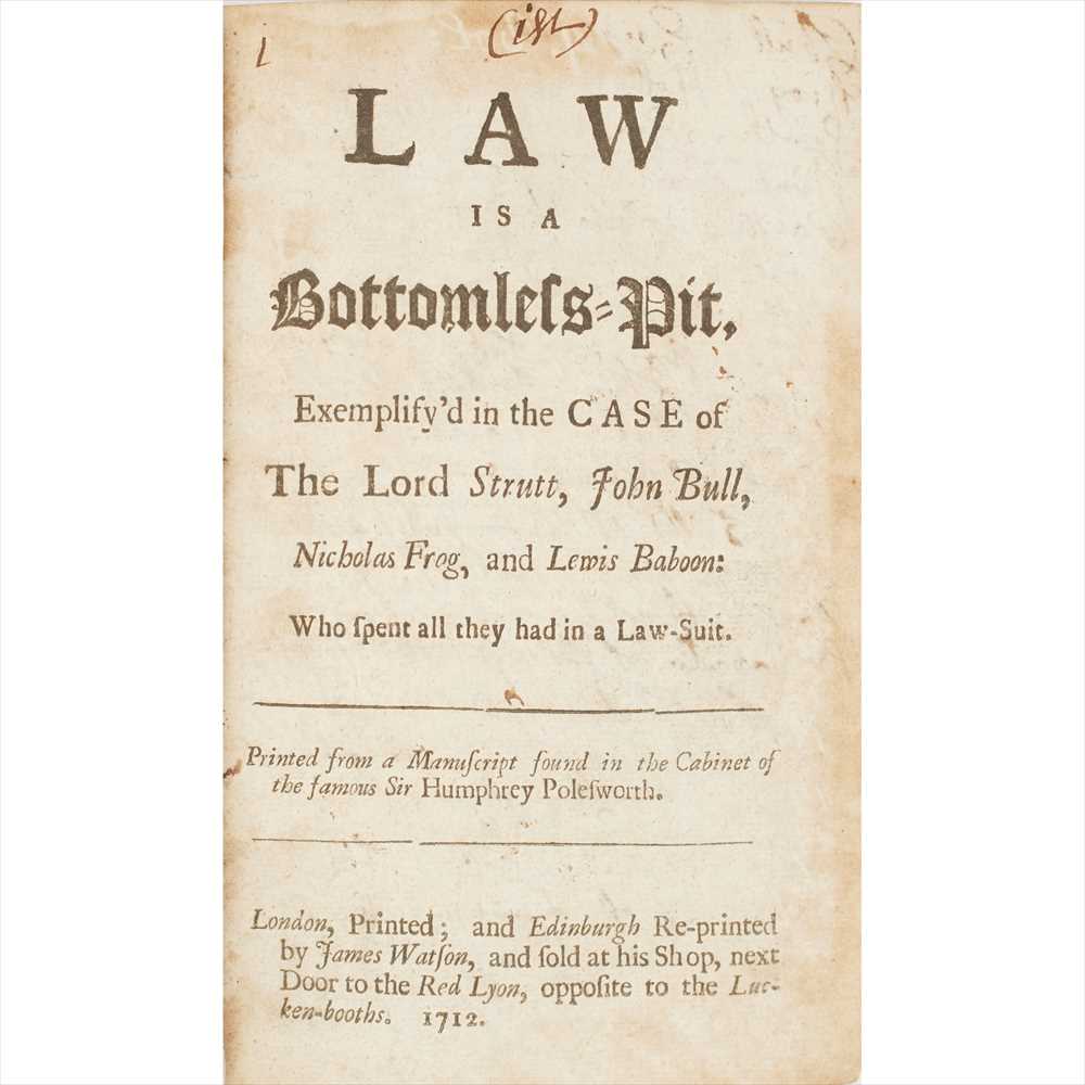 Lot 85 - Politics and Satire, 1710-1712
