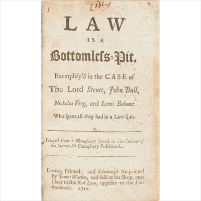 Lot 85 - Politics and Satire, 1710-1712
