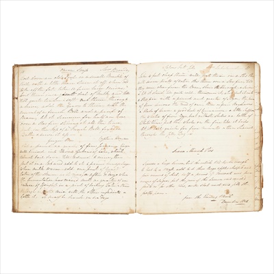 Lot 284 - Receipt Book 1826
