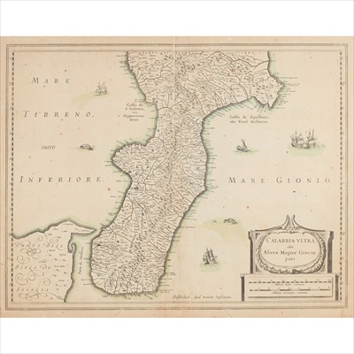 Lot 29 - Six hand-coloured maps of Southern Italy, The Black Sea and Europe, including