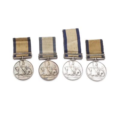 Lot 159 - A group of four Victorian Naval General Service medals