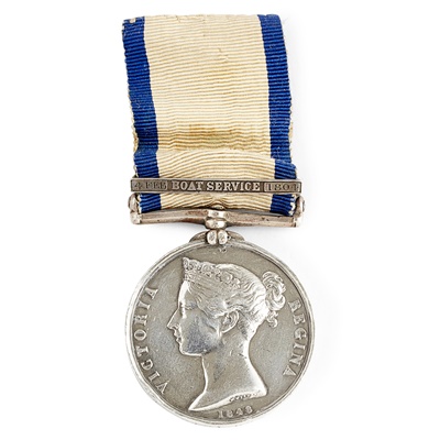 Lot 212 - A Victorian Naval General Service medal