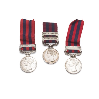 Lot 156 - A group of three India General Service Medals