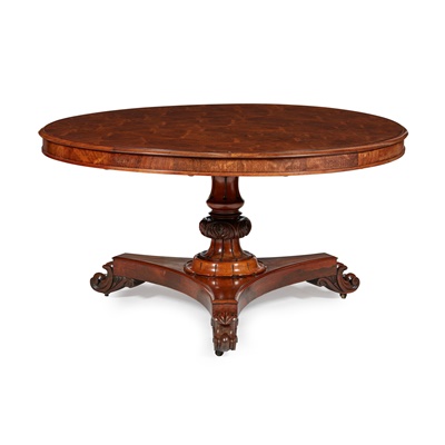 Lot 213 - WILLIAM IV ROSEWOOD CENTRE TABLE